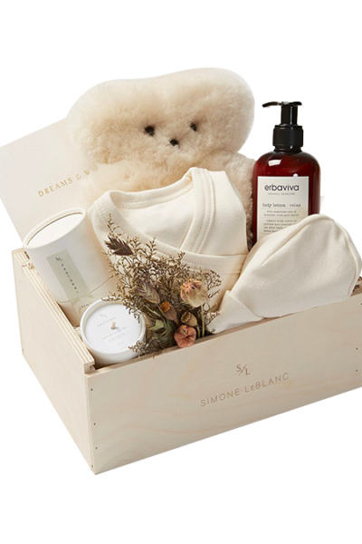 Simone Le Blanc Mom & Baby Gift Crate