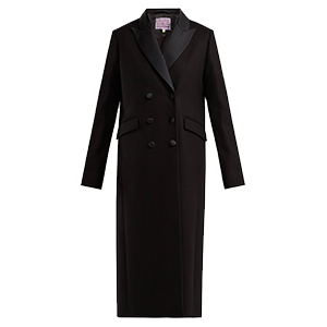 Double-Breasted Wool and Cashmere-Blend Coat