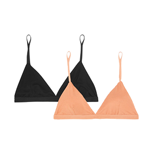 Mississippi Set of Two Stretch-Bamboo Soft-Cup Bras