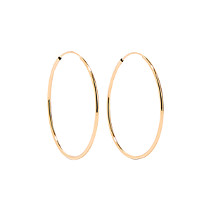 Infinity 14-karat Gold Hoop Earrings