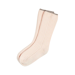 Cashmere Sleepy Socks In Vanilla