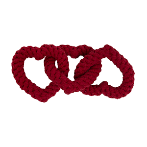 Chain of Hearts Rope Toy