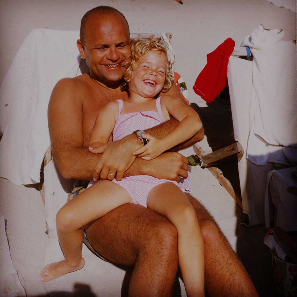 Author Dani Shapiro as a child with her father