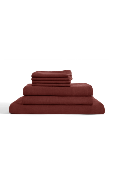 Linen Hardcore Bundle in Pomegranate